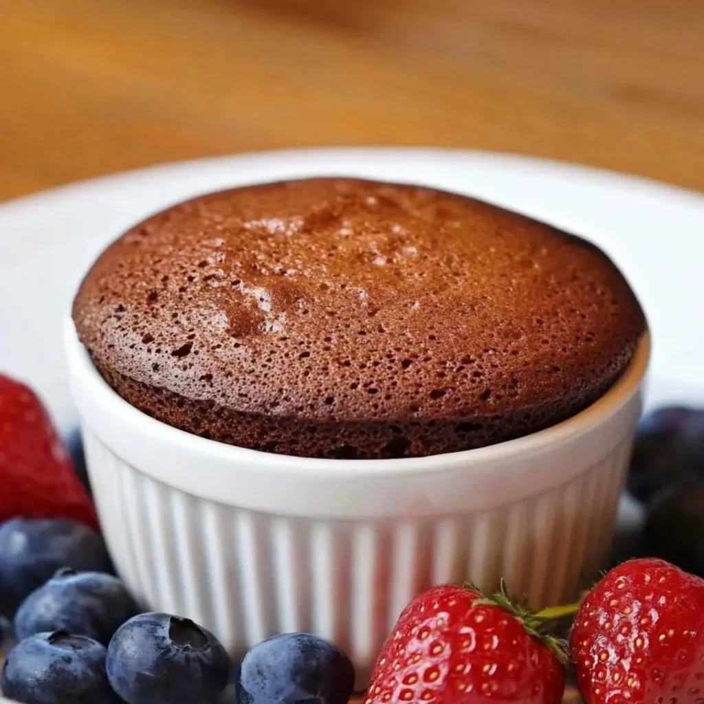 2-Ingredient Chocolate Souffle