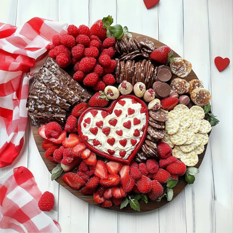 Valentine-Themed Charcuterie Board