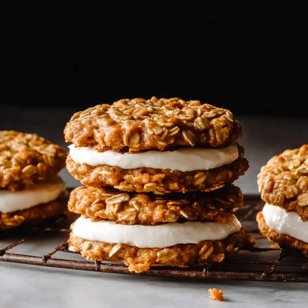 Pumpkin Oatmeal Cream Pies