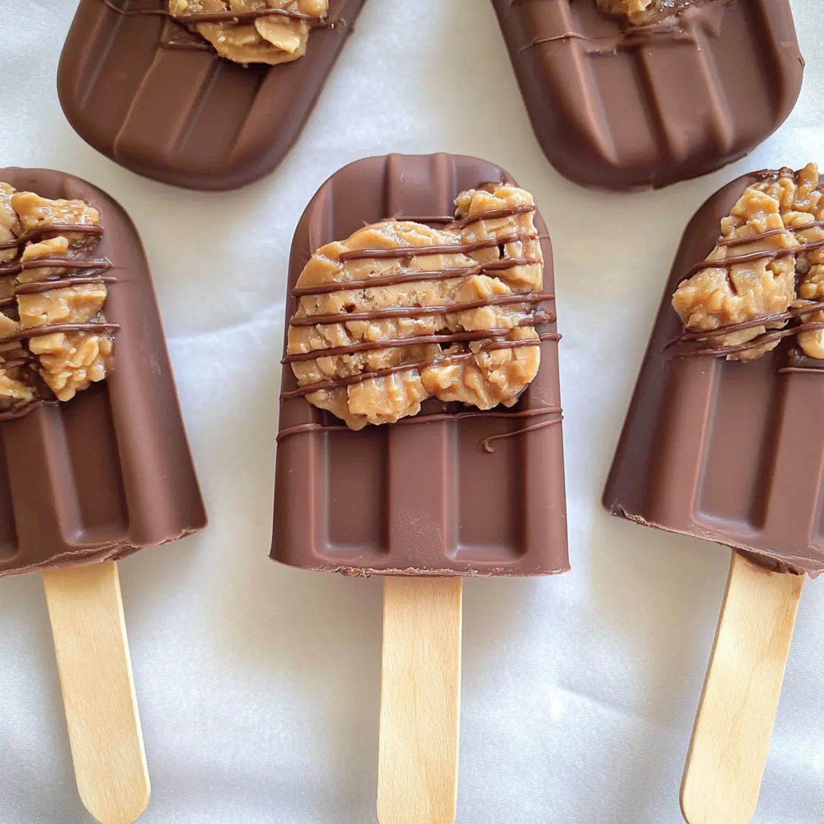 Irresistible Peanut Butter Chocolate Cakesicles for Sweet Treats