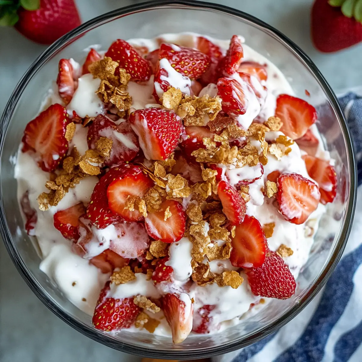 Strawberry Crackle Salad