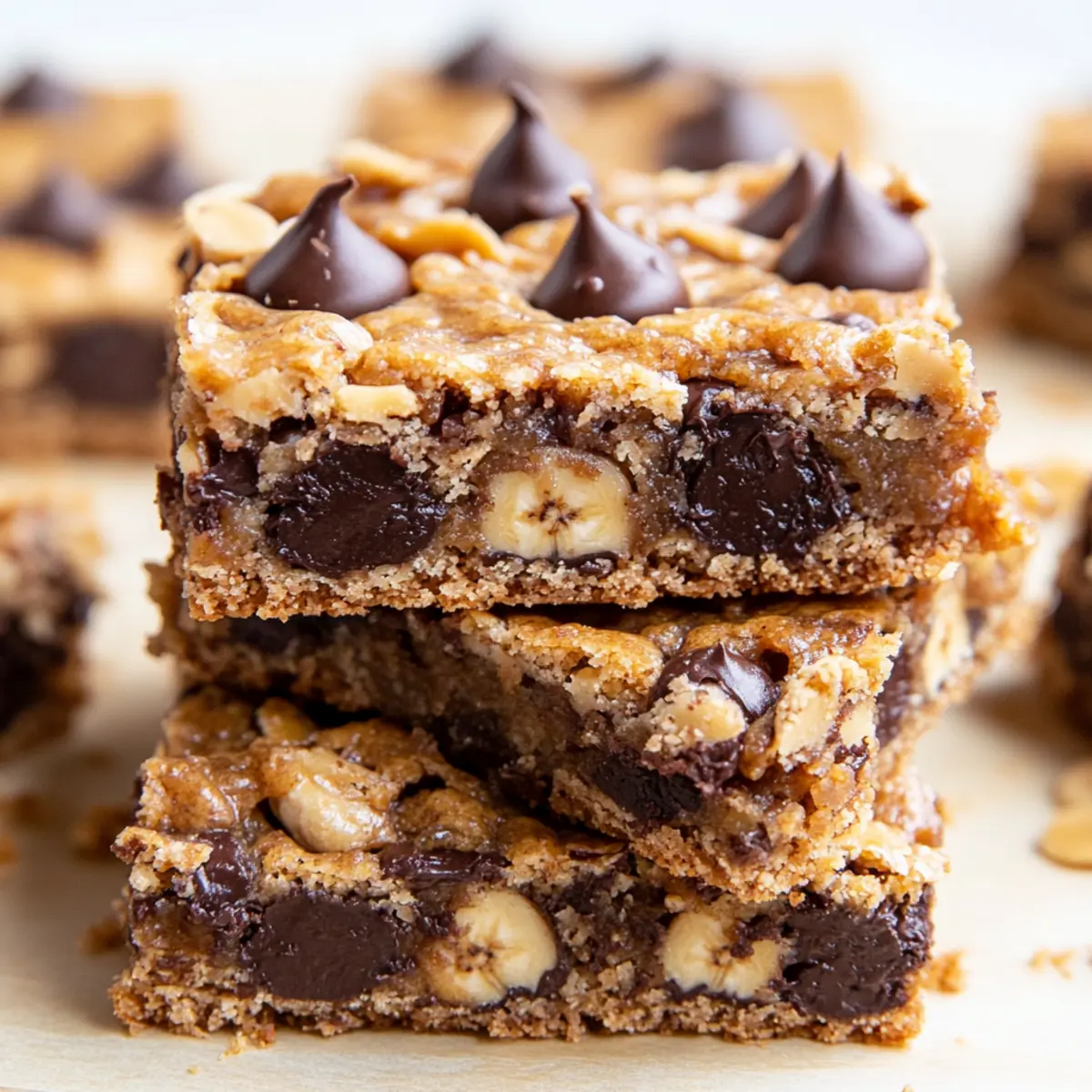 Peanut Butter Banana Bars
