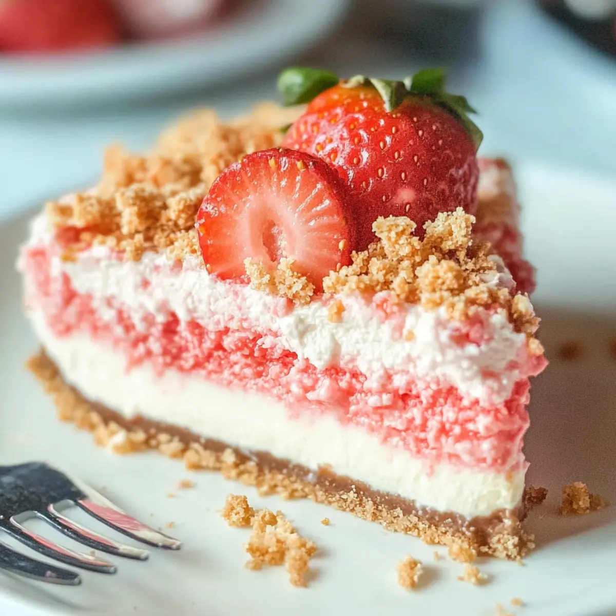 Strawberry Crunch Cheesecake
