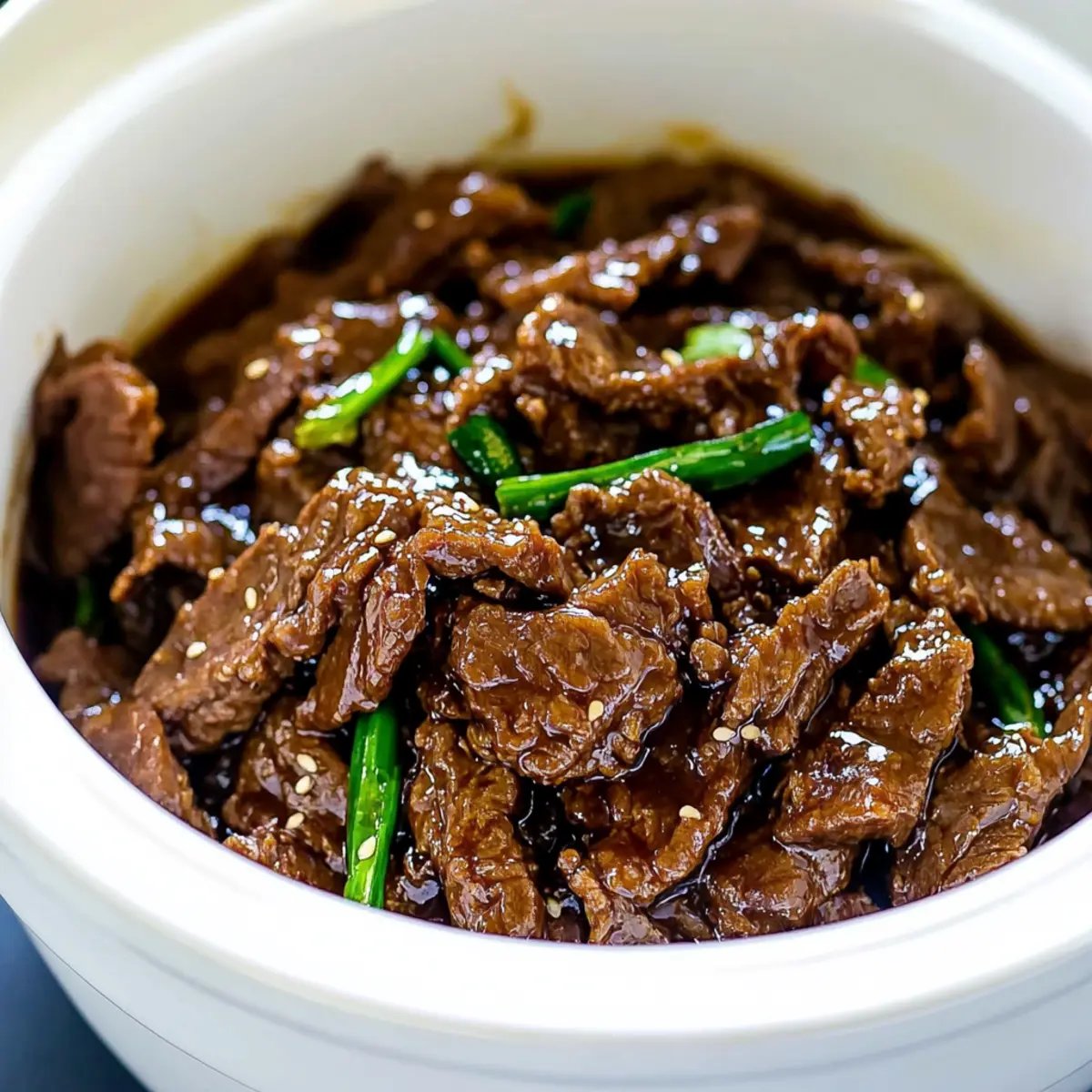 Slow Cooker Mongolian Beef