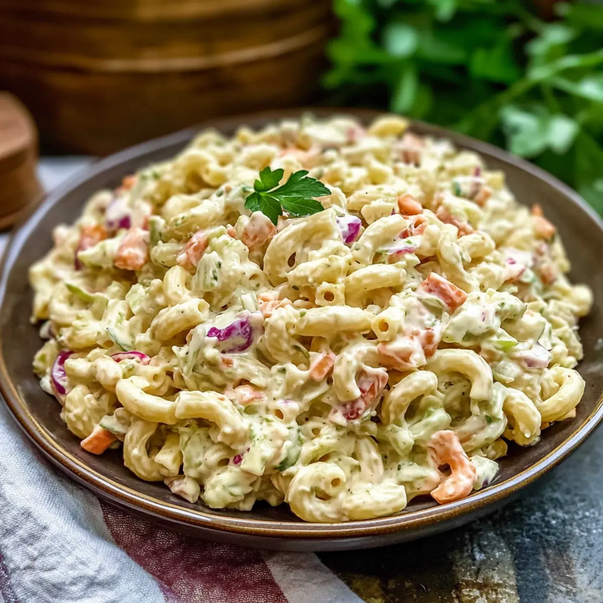 Macaroni Coleslaw Salad
