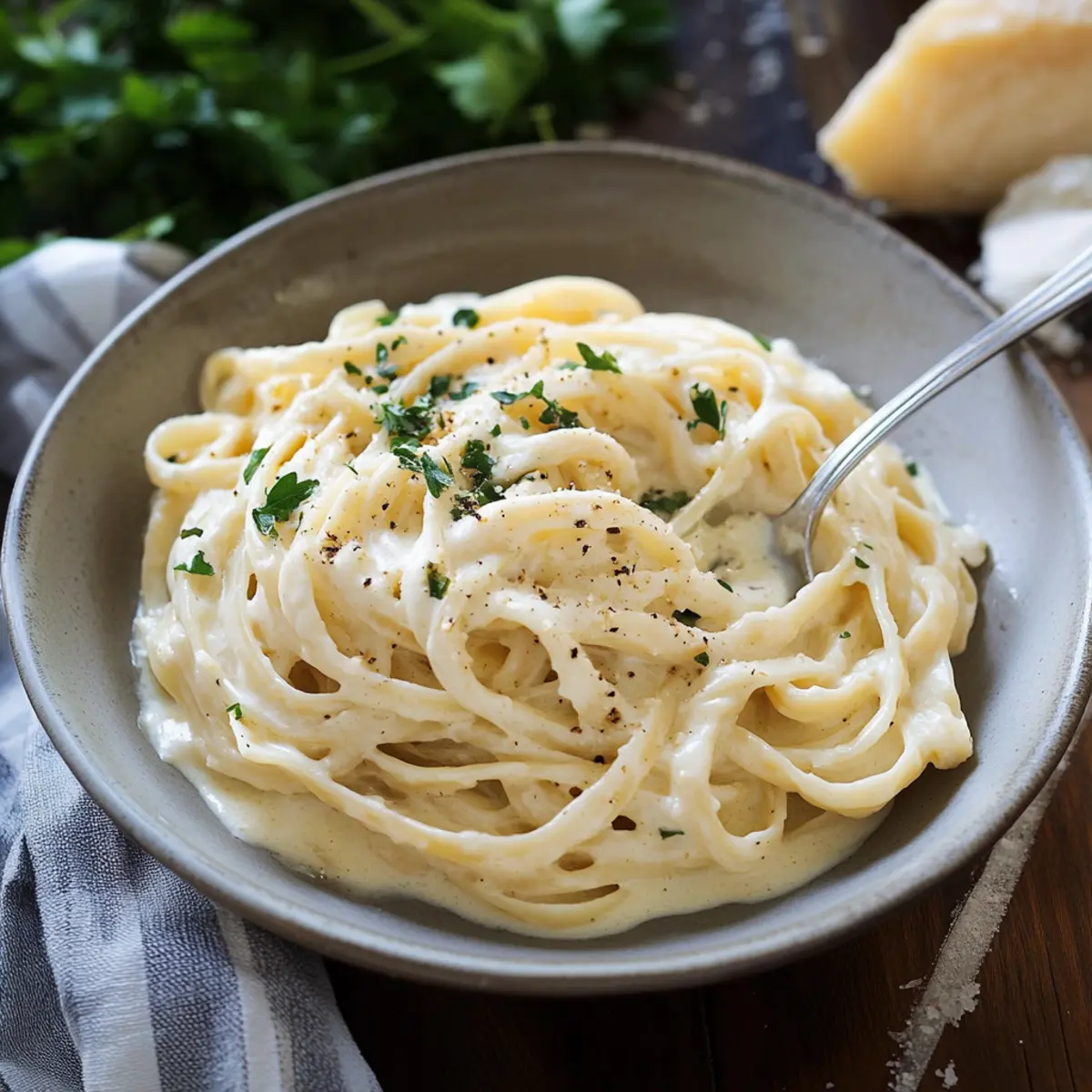 Classic Homemade Alfredo Sauce