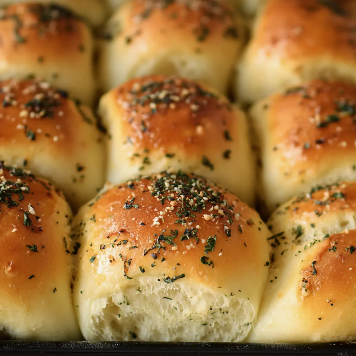 30-Minute Garlic Parmesan Dinner Rolls