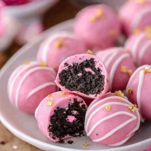 Pink Oreo Truffle Balls