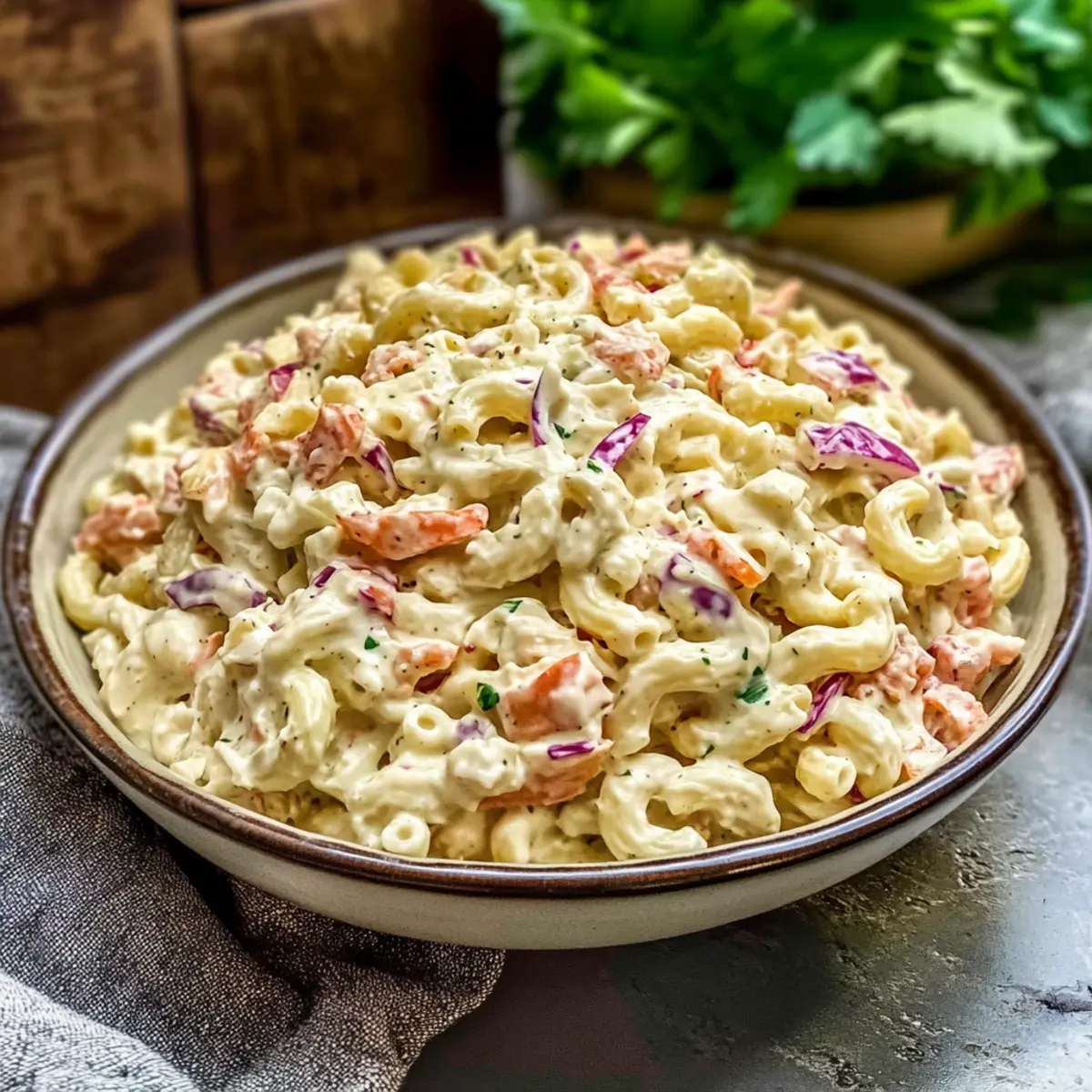 Macaroni Coleslaw Salad