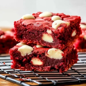 Red Velvet Blondies