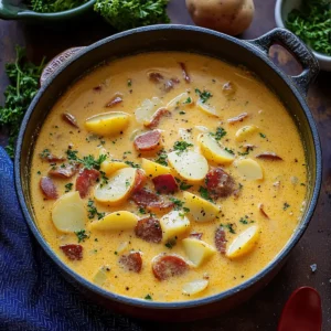 Warm and Creamy Cajun Potato Soup Perfect for Chilly Evenings