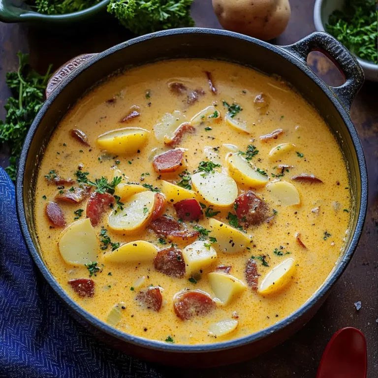 Warm and Creamy Cajun Potato Soup Perfect for Chilly Evenings