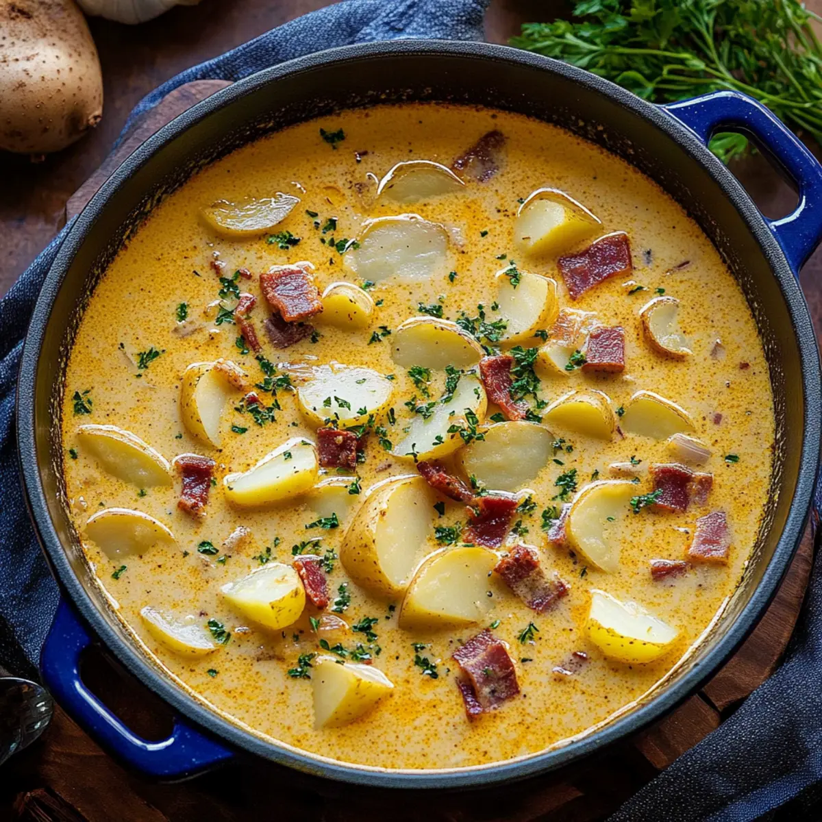 Warm and Creamy Cajun Potato Soup for Chilly Evenings Delight