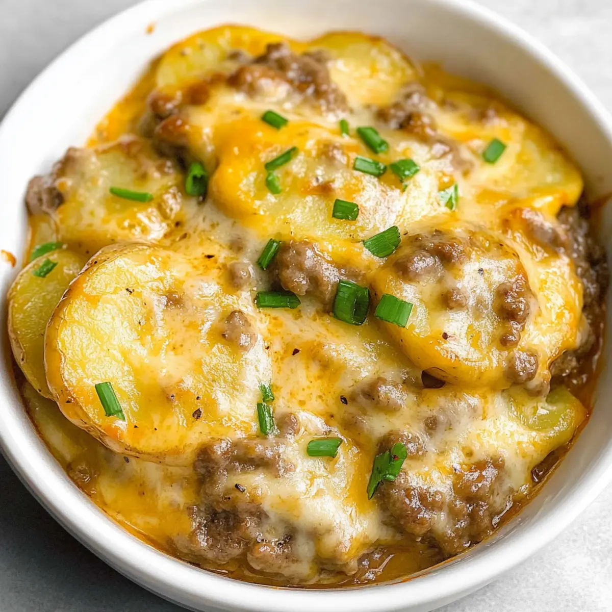 Crockpot Hamburger Potato Casserole