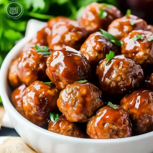 Honey BBQ Beef Meatballs