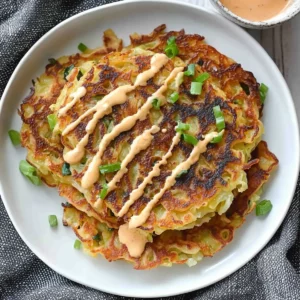 Crispy cabbage pancakes