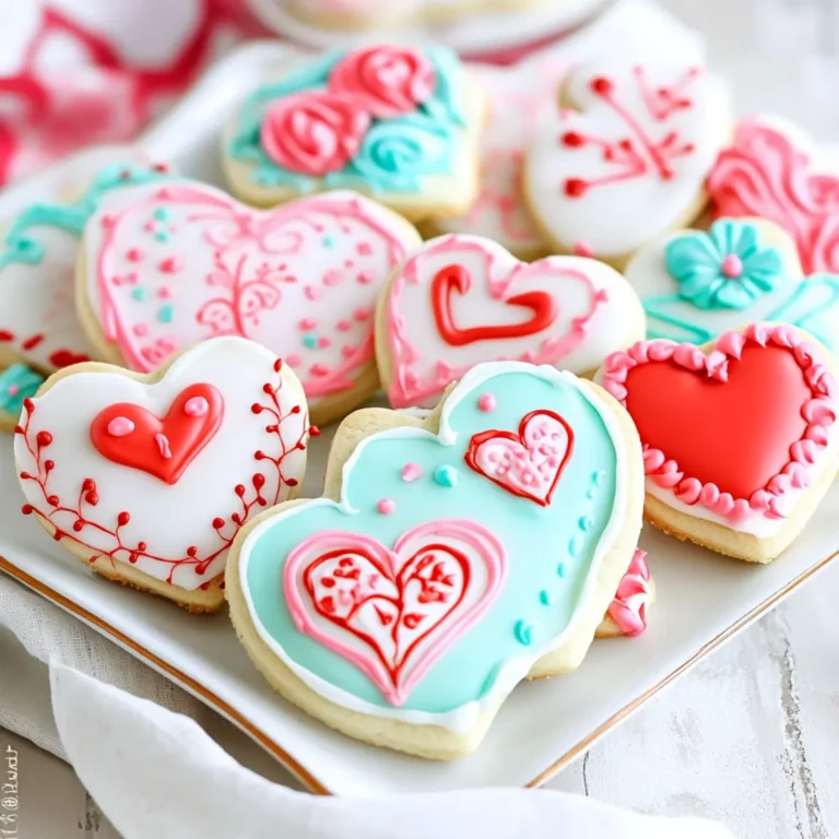 Valentine’s Day Sugar Cookies with Royal Icing