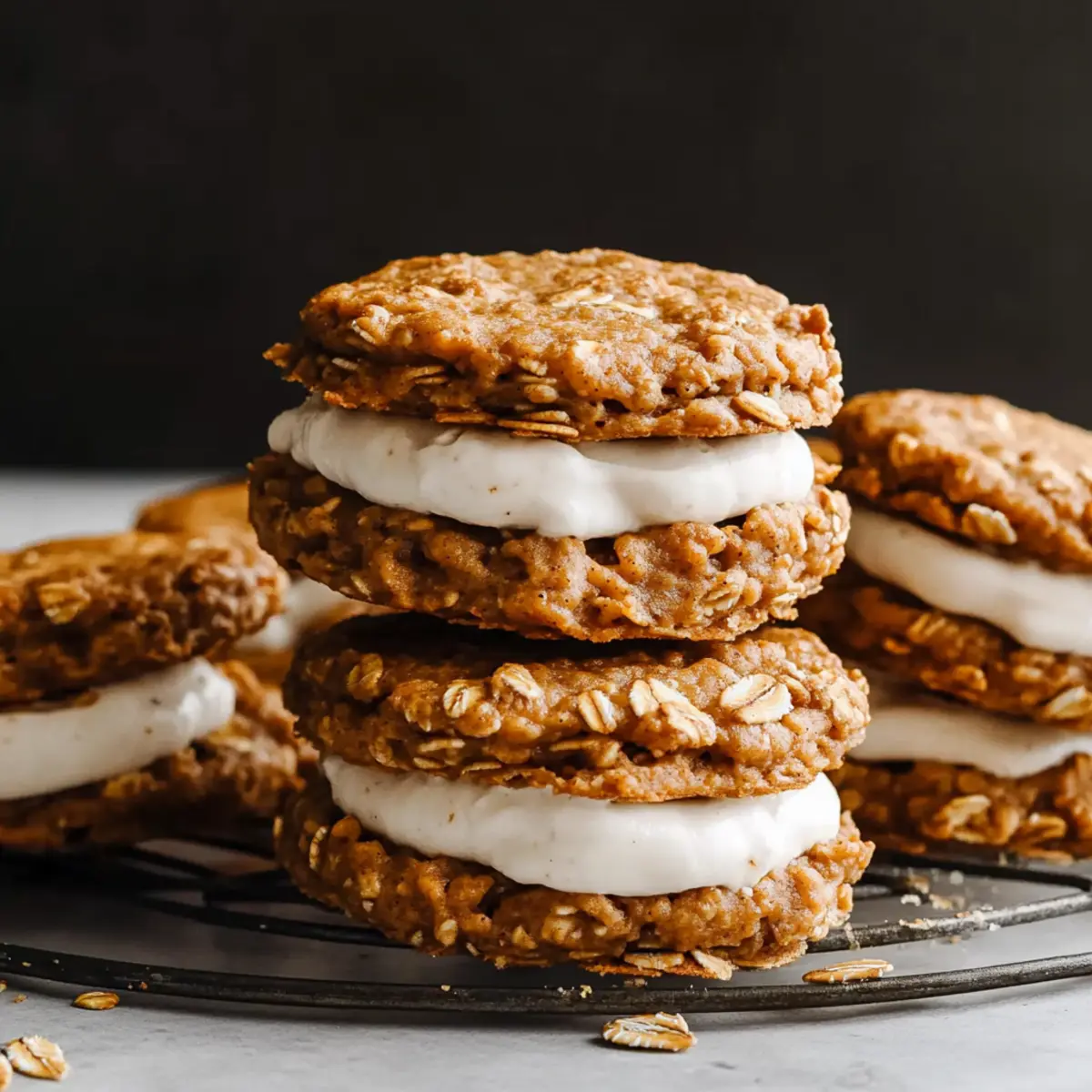 Pumpkin Oatmeal Cream Pies