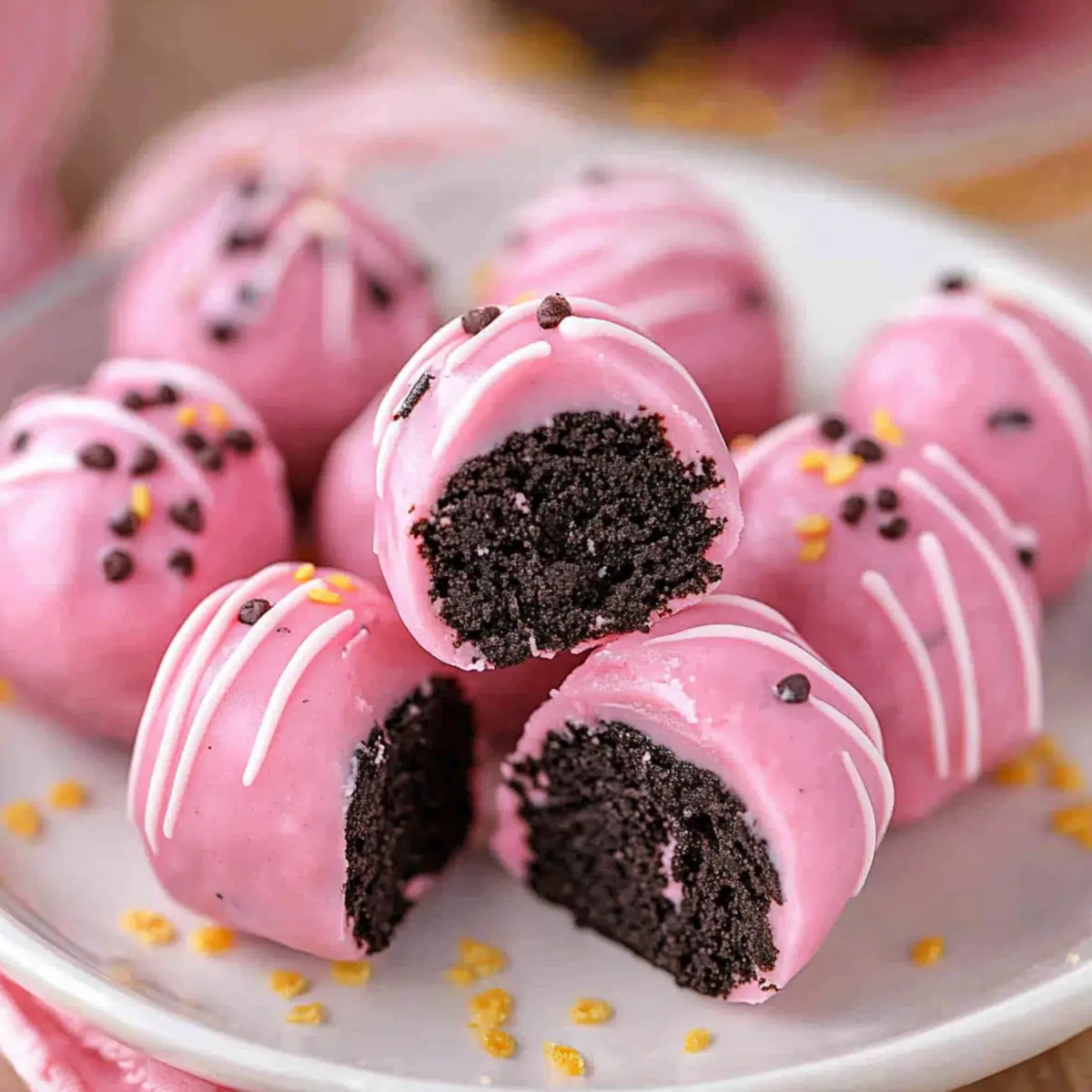 Pink Oreo Truffle Balls