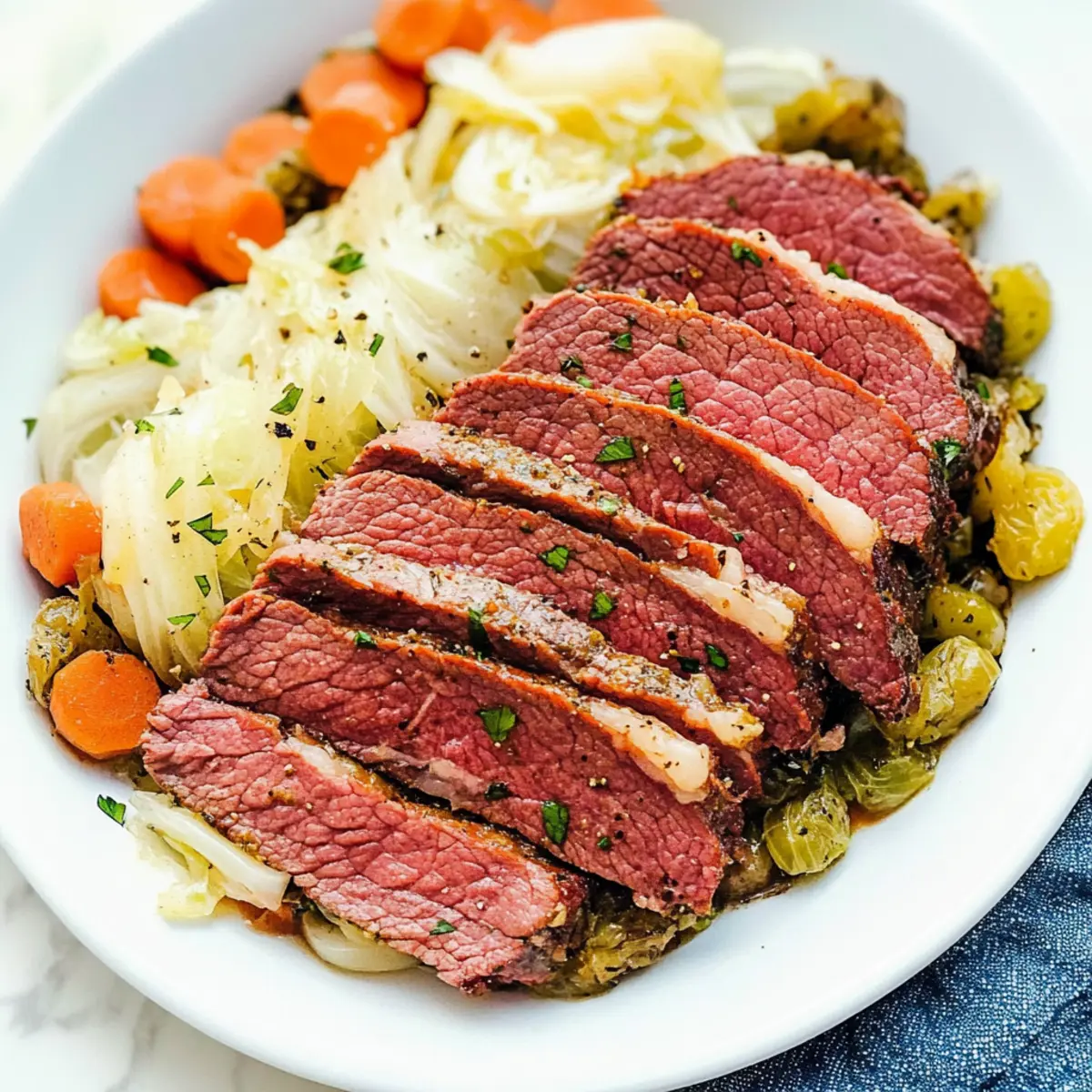 Classic Irish Corned Beef & Cabbage