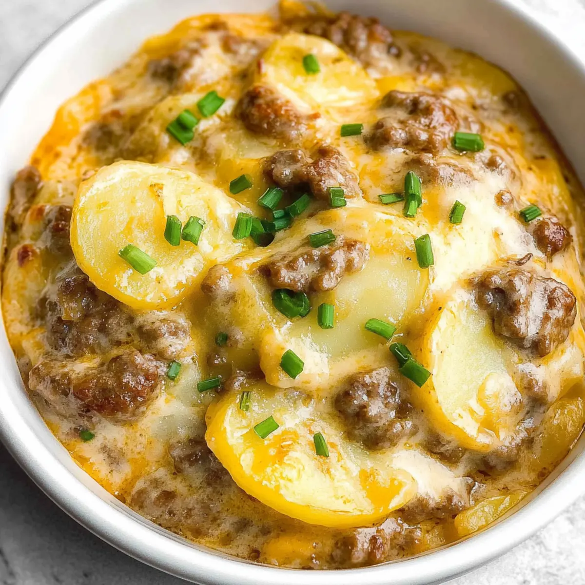 Crockpot Hamburger Potato Casserole