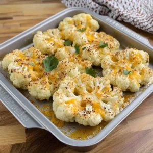 Cheesy Baked Cauliflower