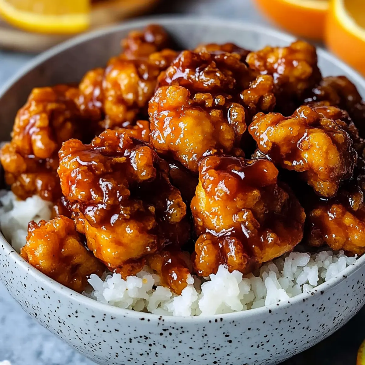 Sweet and tangy orange chicken