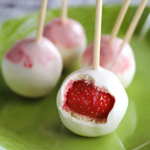 Strawberry Shortcake Cake Pops