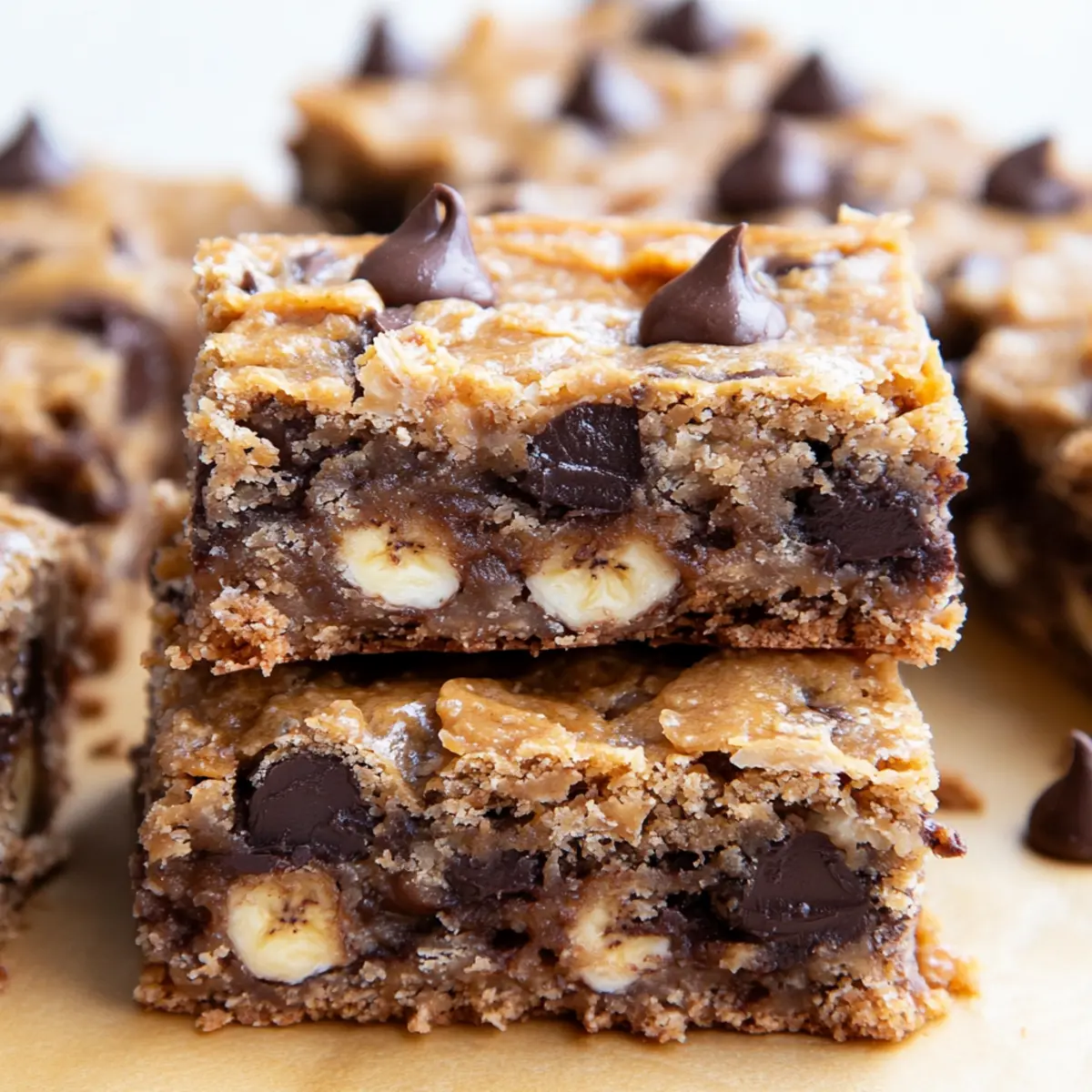 Peanut Butter Banana Bars