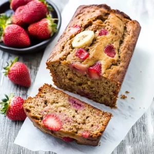 Strawberry Banana Bread