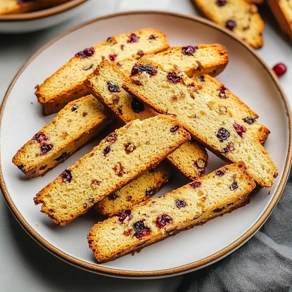 Elevate Your Coffee Break with Cranberry Walnut Biscotti
