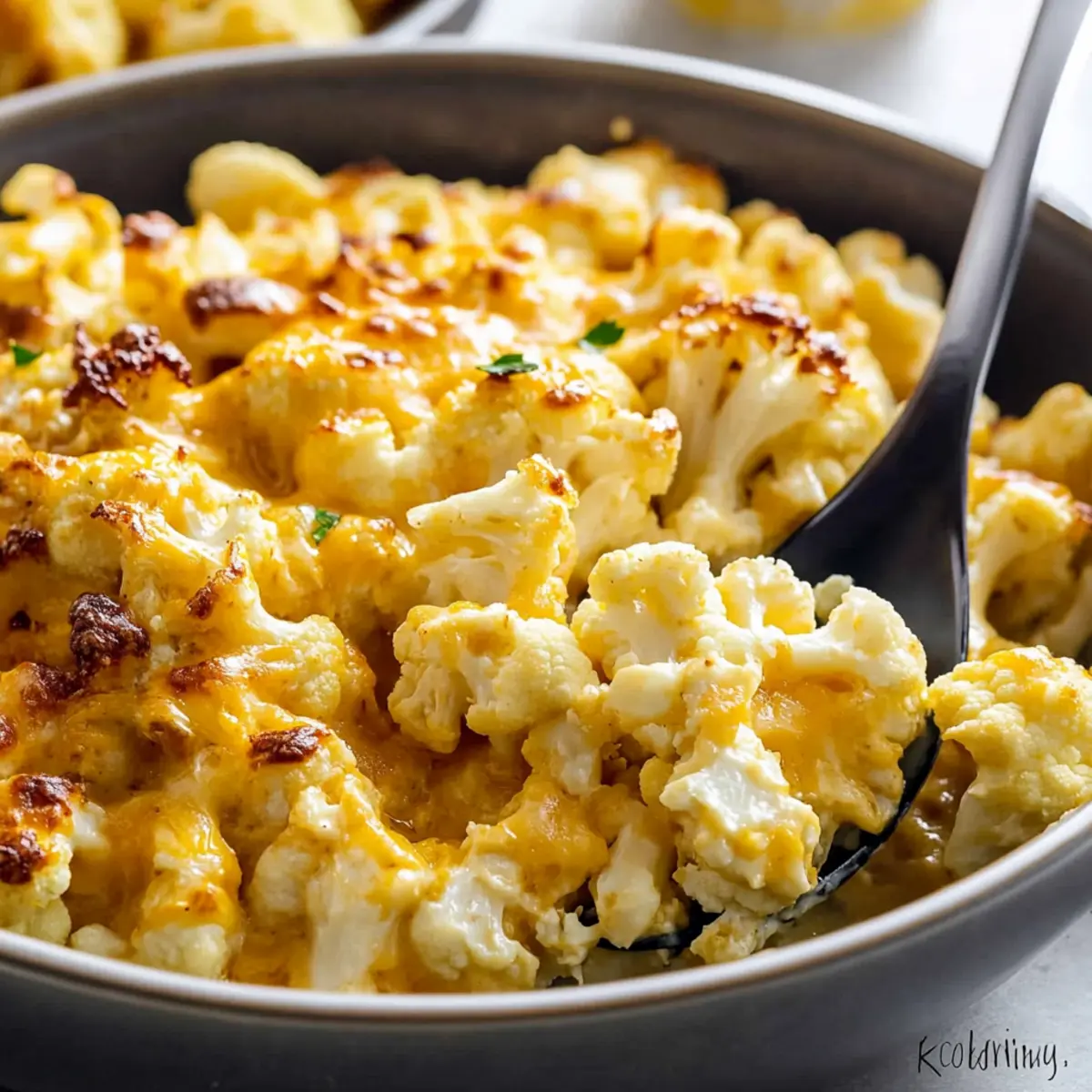 Keto Cauliflower Cheese