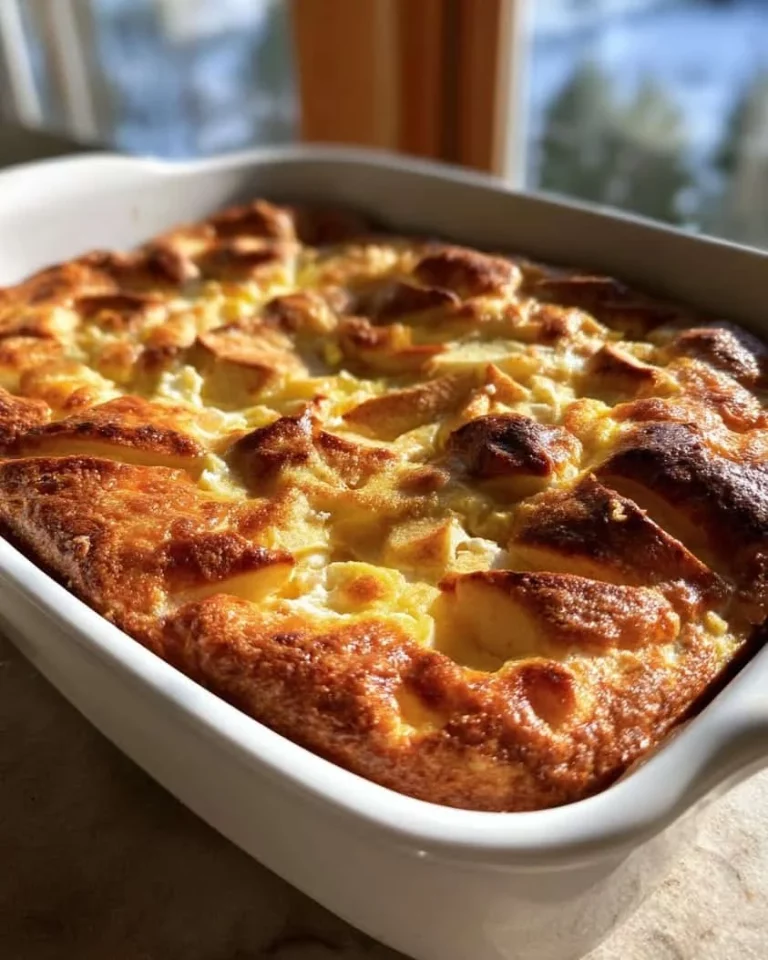 Apple and cinnamon gratin with cottage cheese: Delightful...