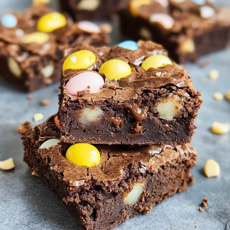 Cadbury Egg Brownies: Irresistibly Gooey Delight