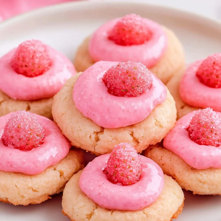 Celebrate Love with Strawberry Kiss Cookies: Irresistible...