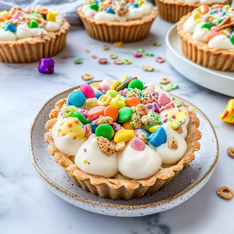 Cereal Milk Tartlets: A Nostalgic Delight Awaits