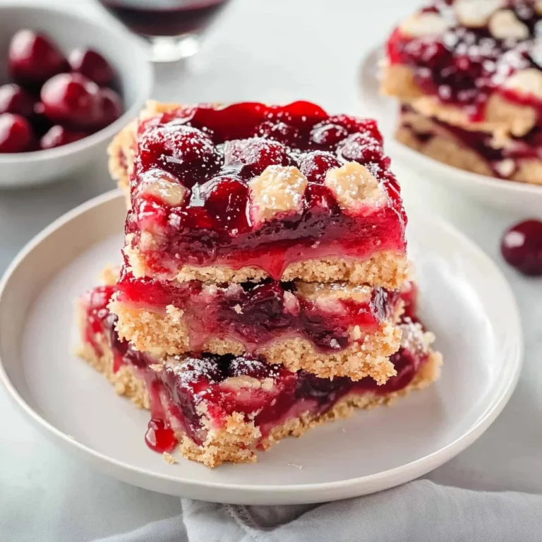 Cherry Pie Bars: Sweet Nostalgia in Every Bite