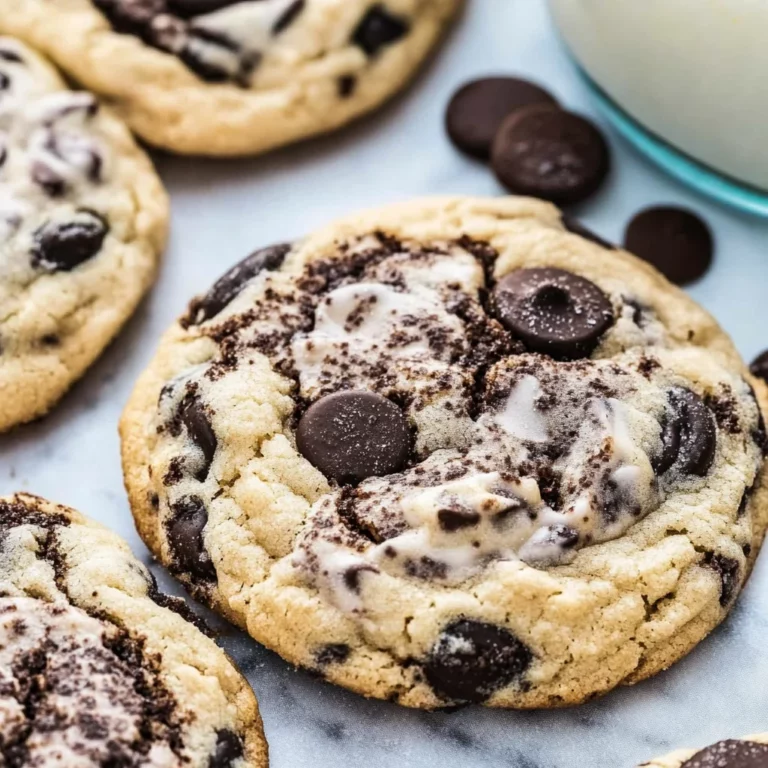 Cookies & Cream Cookies: Gooey Chocolate Bliss Awaits