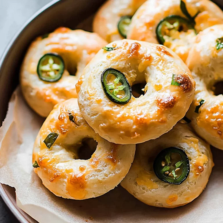 Jalapeño Cheddar High-Protein Bagels: A Flavor Explosion