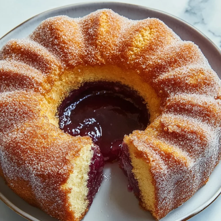 Jelly Doughnut Cake: Irresistible Sweet Delight