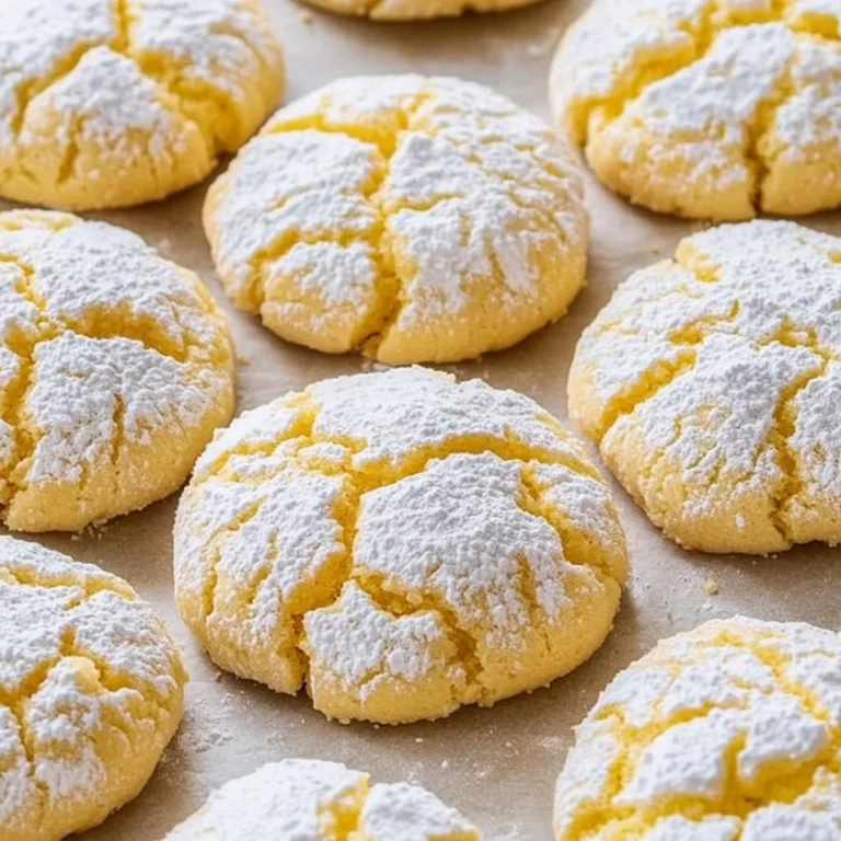 Lemon Crinkle Cookies: Sweet and Zesty Bliss Awaits