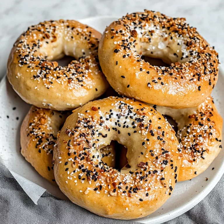 Low-Carb High-Protein Greek Yogurt Bagels: Chewy Delight