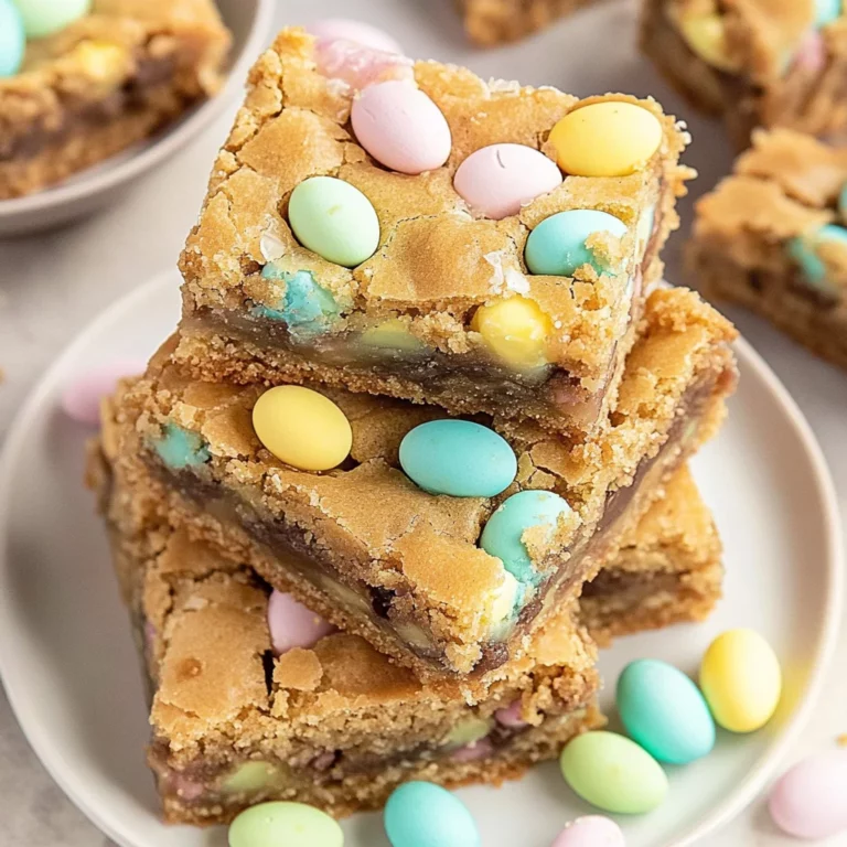 Mini Egg Cookie Bars: Irresistibly Gooey Goodness