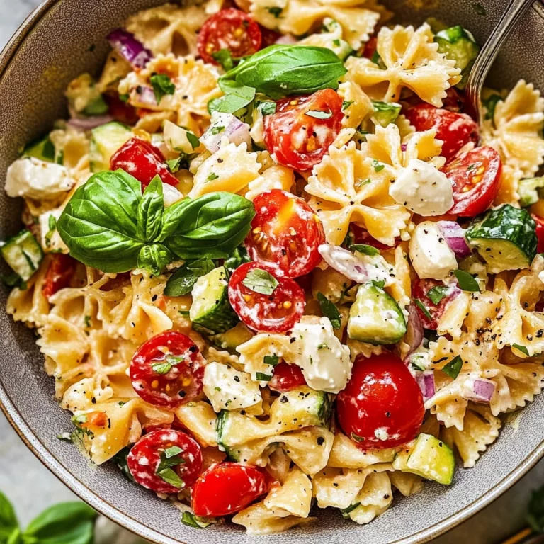 Quick Cold Pasta Salad Recipes for a Crowd: Colorful & Zesty