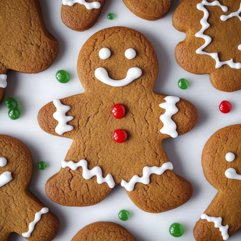 Soft & Chewy Gingerbread Men Cookies: The Ultimate Treat