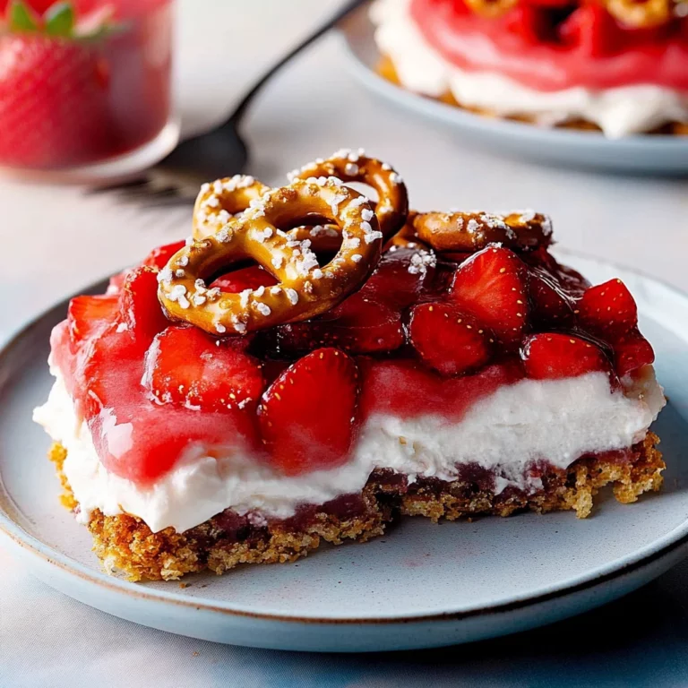 Strawberry Pretzel Salad: A Sweet, Crunchy Delight