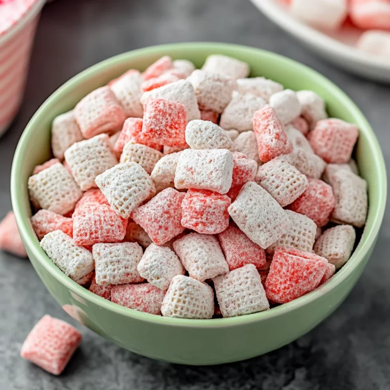 Strawberry Shortcake Puppy Chow: Irresistibly Sweet Treat