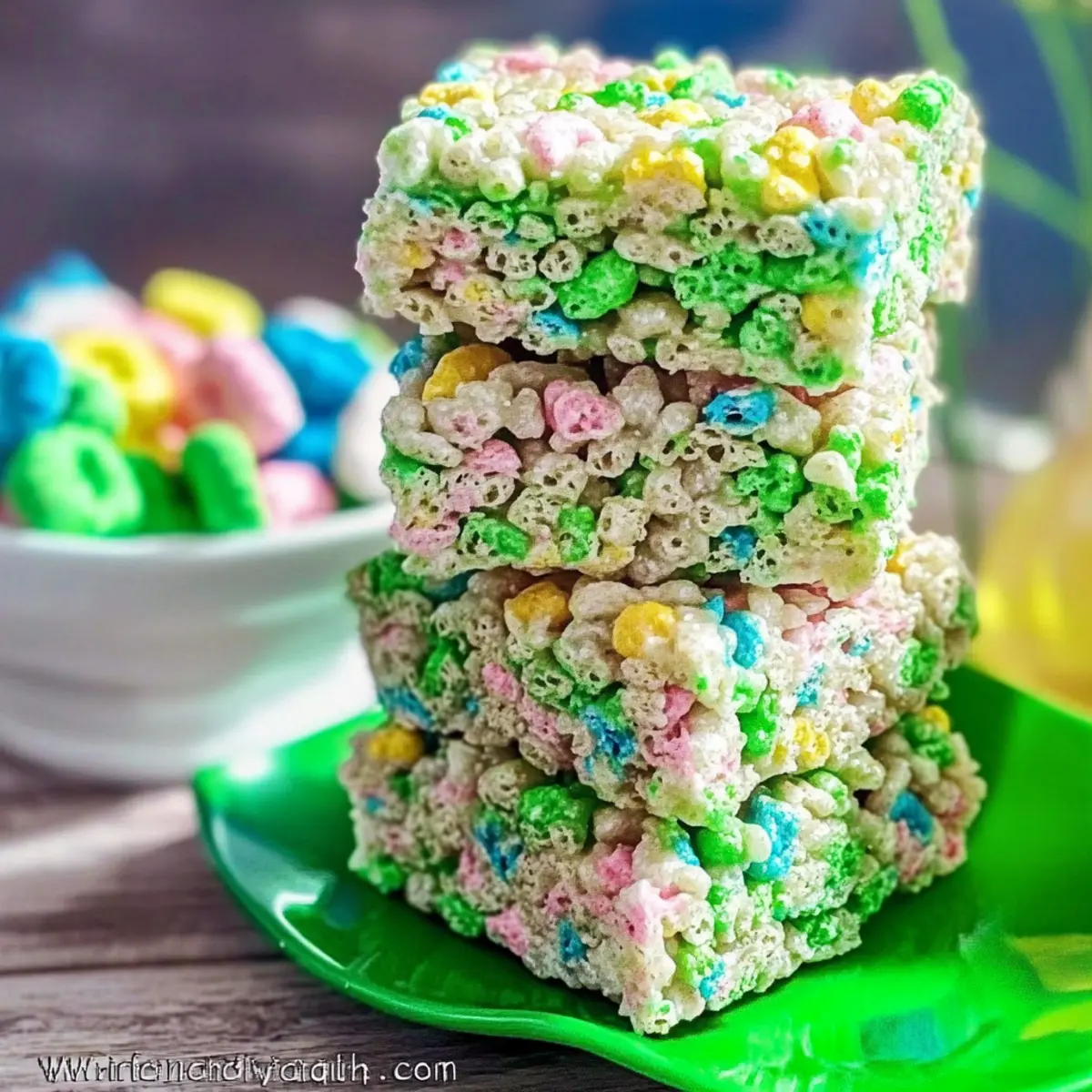Lucky Charms Rice Krispie Treats