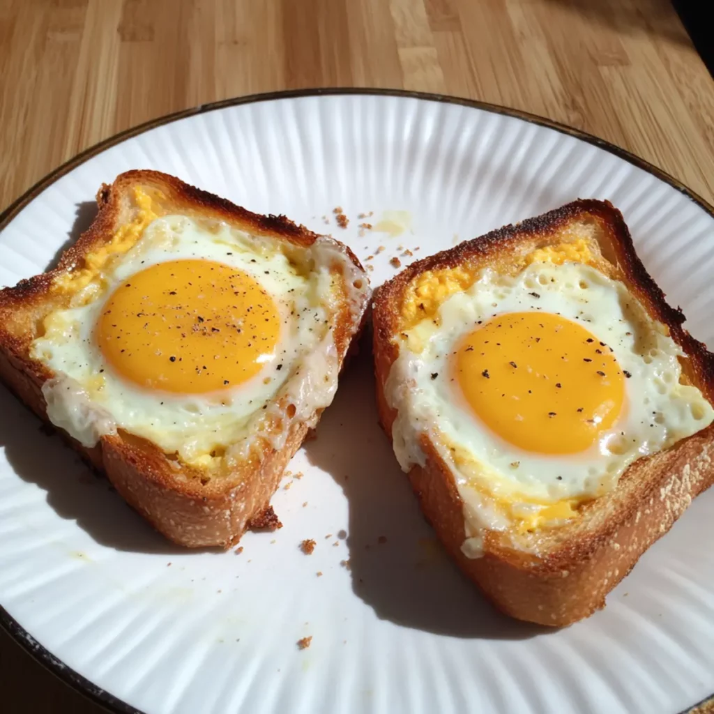 Easy Egg & Cheese Toasts