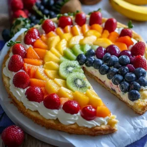 Ultimate Rainbow Fruit Pizza